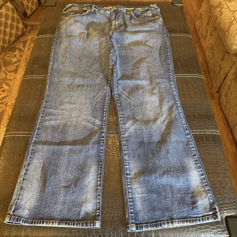 Baby Phat Women’s Y2K Plus Size Jeans 24 Bootcut Streetwear Denim Cat Logo